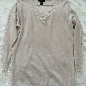 Women's Cream Sweater Dress